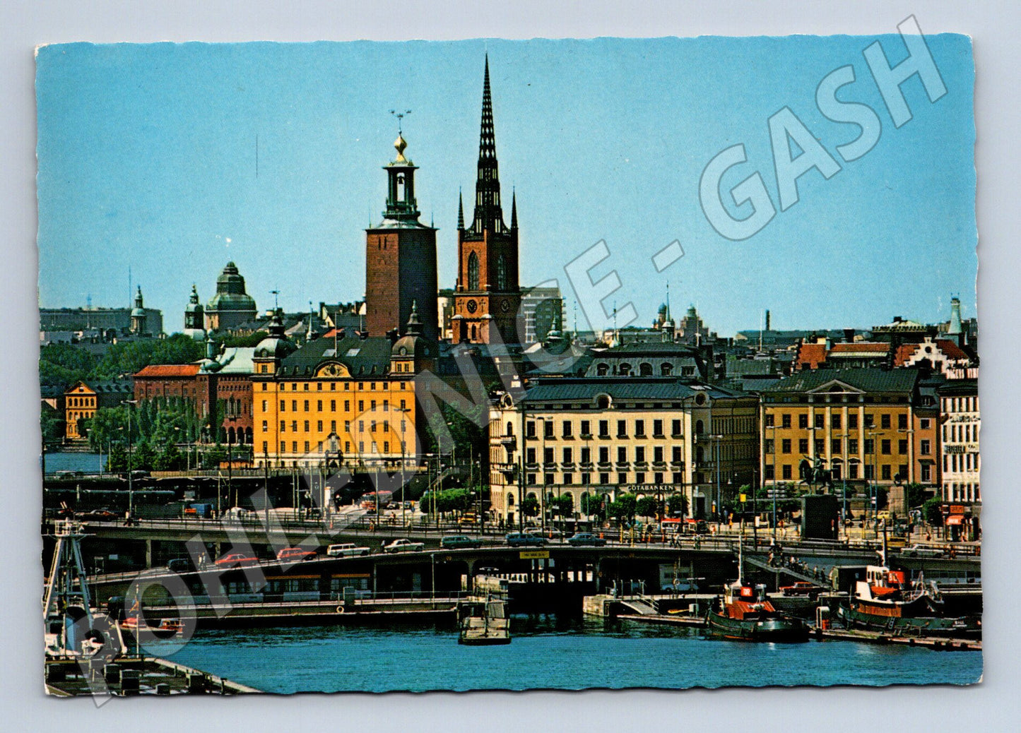 Pohlednice Stockholm Slussen Gamla Stan (M17038)