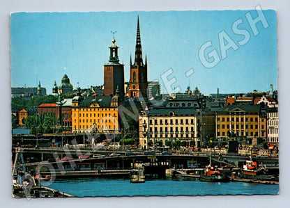 Pohlednice Stockholm Slussen Gamla Stan (M17038)