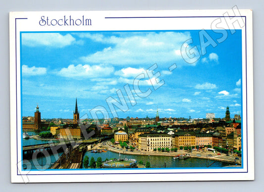 Pohlednice Stockholm Katarinahissen pohled (M17041)