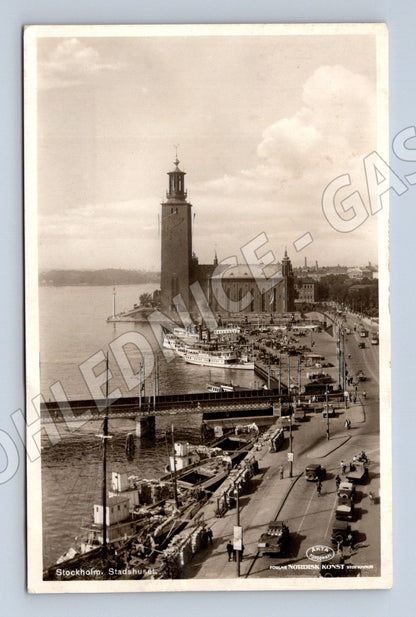 Pohlednice Stockholm Stadshuset zaslaná (M17046)