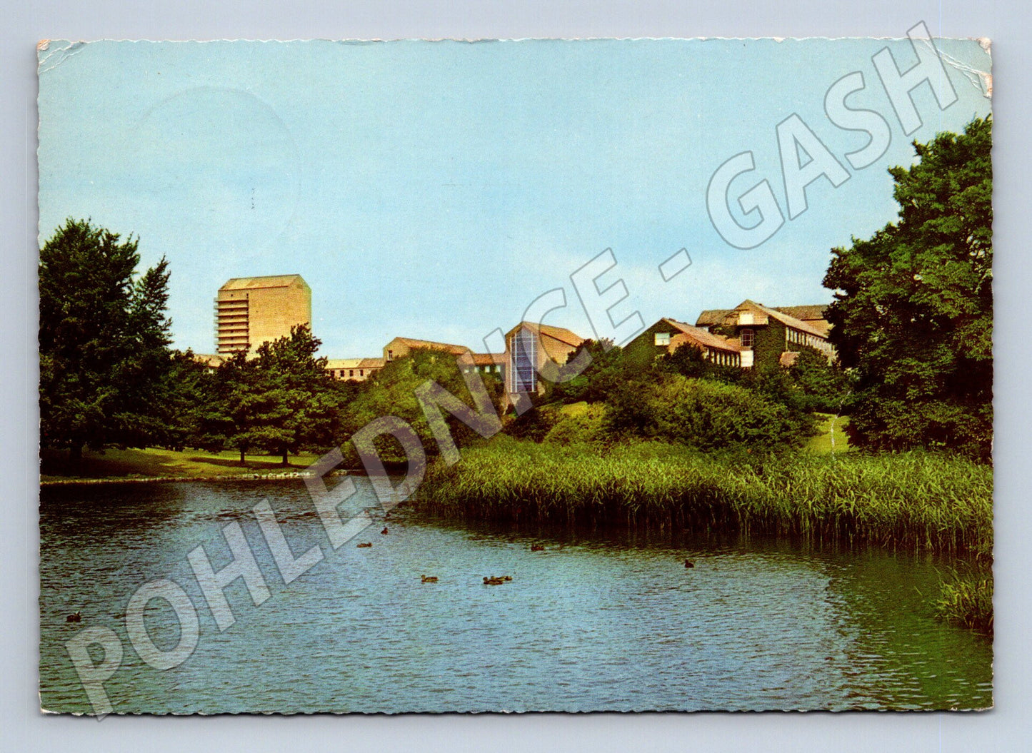 Pohlednice Aarhus 1965 univerzitní park (M17054)