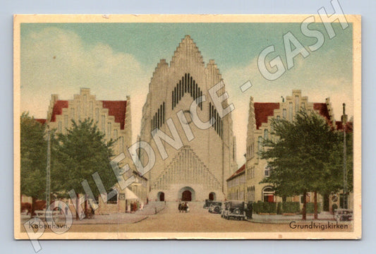 Pohlednice Kodaň Grundtvigskirken (M17056)