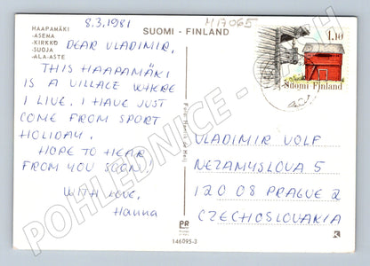 Pohlednice Haapamäki 1981 více foto (M17065)