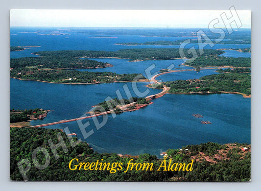 Pohlednice Åland letecký pohled (M17066)