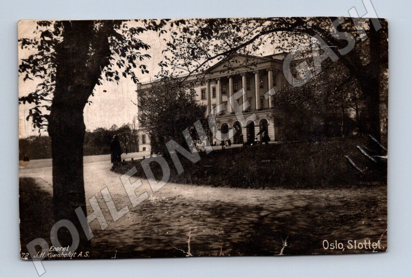 Pohlednice Oslo Slottet královský palác (M17077)