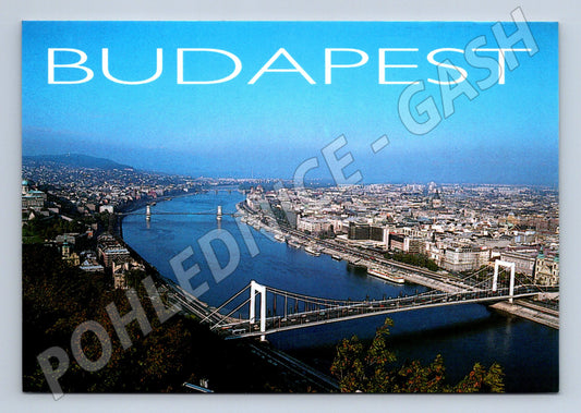 Pohlednice Budapešť panoramatická (M17090)