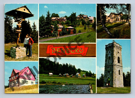 Pohlednice Benecko turistická pohlednice Krkonoše (M171)