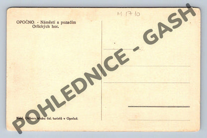 Pohlednice Opočno náměstí Orlické hory (M1710)