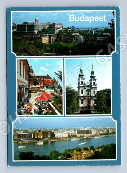 Pohlednice Budapešť koláž (M17103)