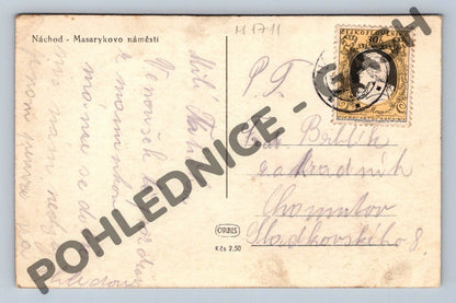 Pohlednice Náchod Masarykovo náměstí PP (M1711)