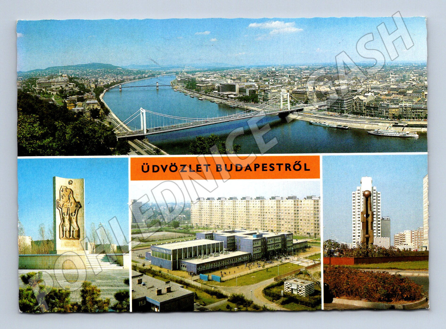 Pohlednice Budapešť vícezáběrová 1983 (M17115)