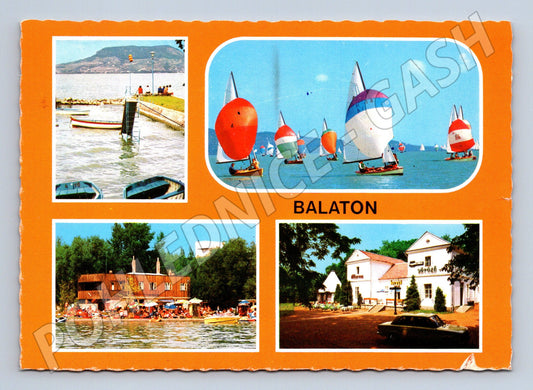 Pohlednice Balaton 1982 retro (M17116)