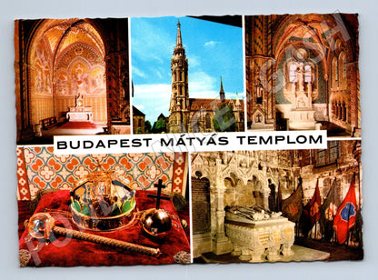 Pohlednice Budapešť Matyášův chrám (M17122)