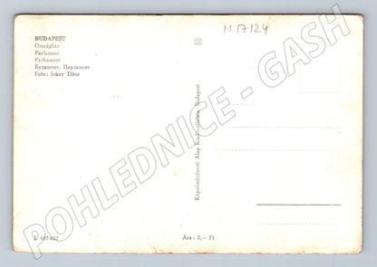 Pohlednice Budapešť Parlament stará (M17124)