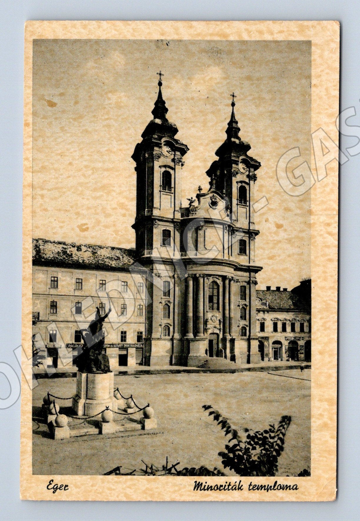 Pohlednice Eger Minoritský kostel (M17142)