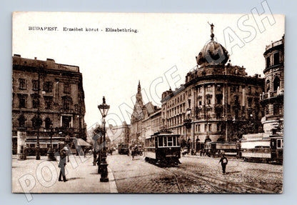 Pohlednice Budapešť Erzsébet körút 1900 (M17144)