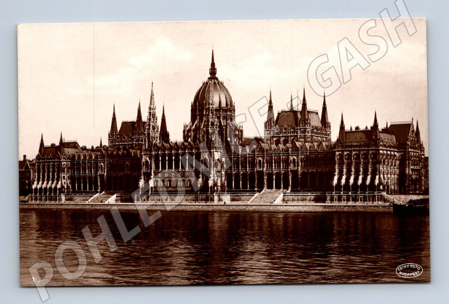 Pohlednice Budapešť Parlament historická (M17146)