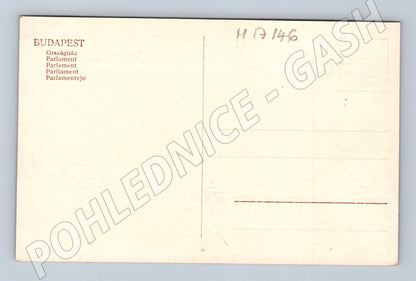 Pohlednice Budapešť Parlament historická (M17146)