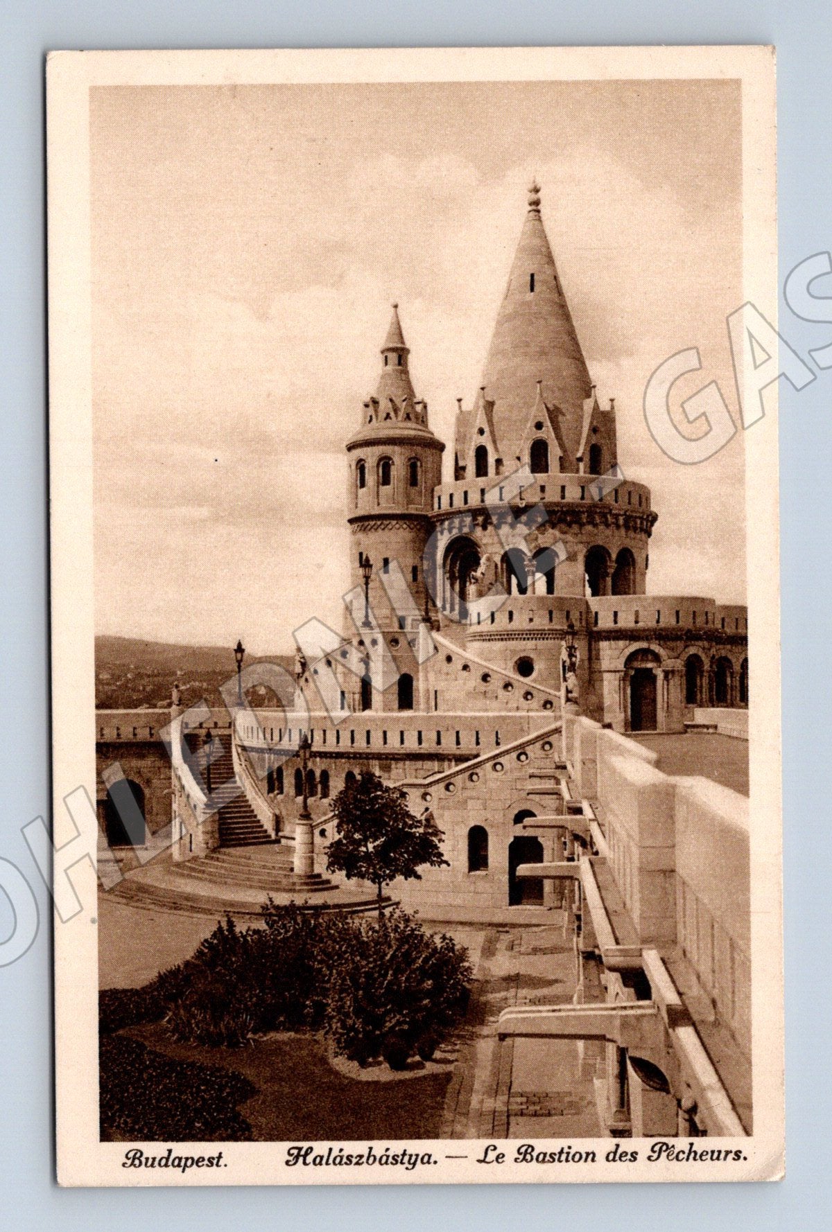 Pohlednice Budapešť Halászbástya čistá (M17147)