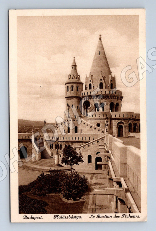 Pohlednice Budapešť Halászbástya čistá (M17147)