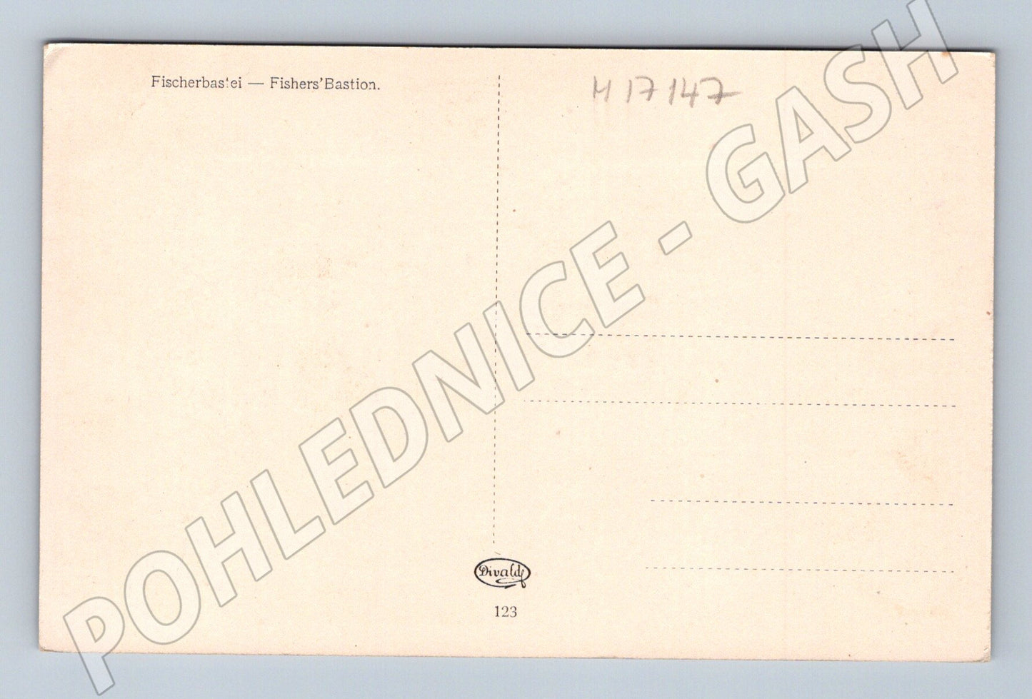 Pohlednice Budapešť Halászbástya čistá (M17147)
