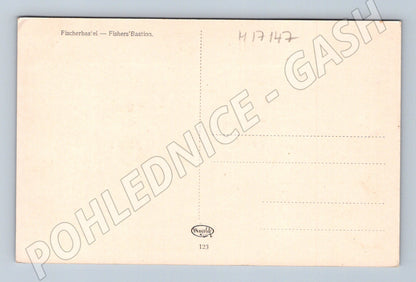 Pohlednice Budapešť Halászbástya čistá (M17147)