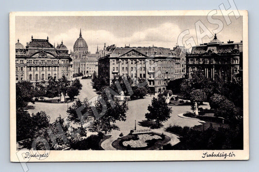 Pohlednice Budapešť Szabadság tér 1936 (M17148)
