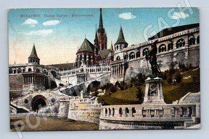 Pohlednice Budapešť Rybářská bašta kolorovaná (M17149)