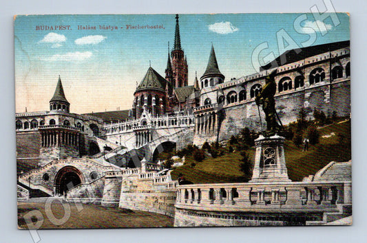 Pohlednice Budapešť Rybářská bašta kolorovaná (M17149)