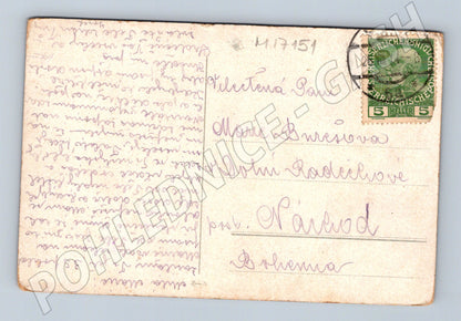 Pohlednice Budapešť Dunaj parníky 1911 (M17151)