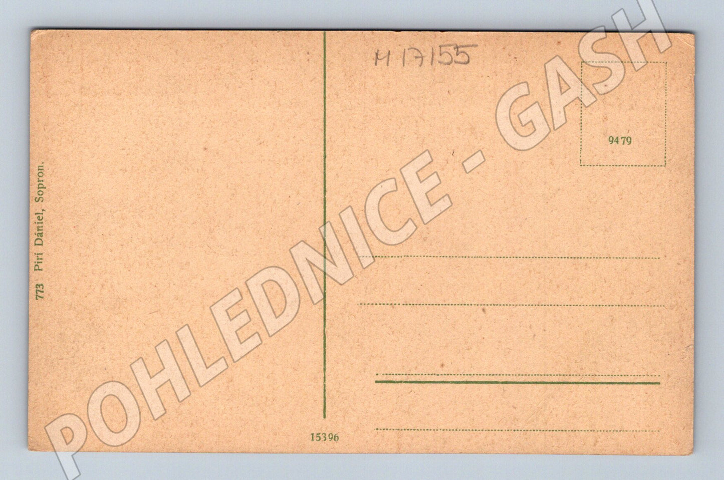 Pohlednice Sopron náměstí tramvaj (M17155)
