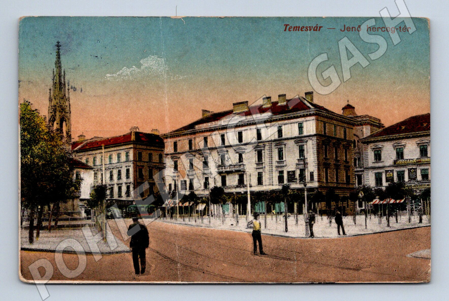 Pohlednice Temesvár Jenő tér monarchie (M17158)
