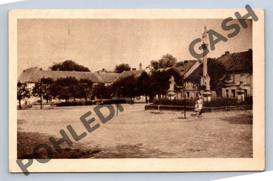 Pohlednice Toužim náměstí 1941 (M1716)