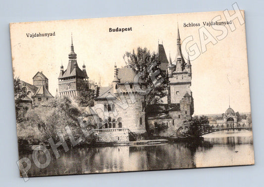 Pohlednice Budapešť Vajdahunyad 1915 (M17160)