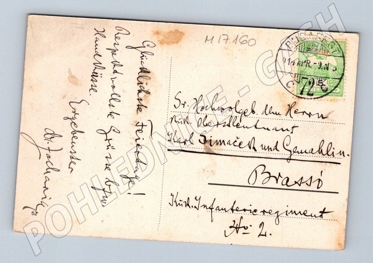 Pohlednice Budapešť Vajdahunyad 1915 (M17160)