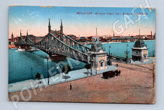 Pohlednice Budapešť Ferencz József híd (M17161)