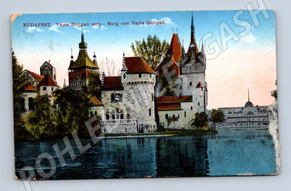 Pohlednice Budapešť Vajdahunyad 1912 (M17162)
