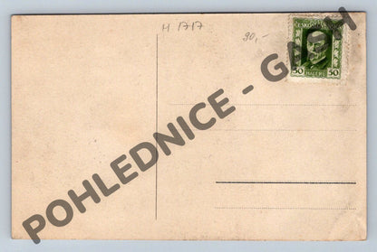 Pohlednice Zruč nad Sázavou zámek 1926 originál (M1717)