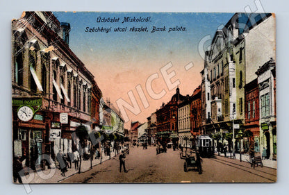 Pohlednice Miskolc Széchényi 1929 (M17172)