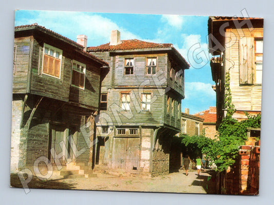 Pohlednice Sozopol staré domy (M17185)