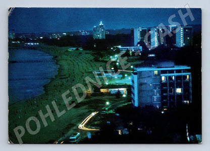 Pohlednice Slunečný břeh noční (M17201)