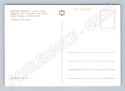 Pohlednice Zlaté písky noční (M17206)