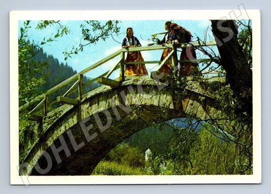 Pohlednice Široka Laka most kroje (M17233)