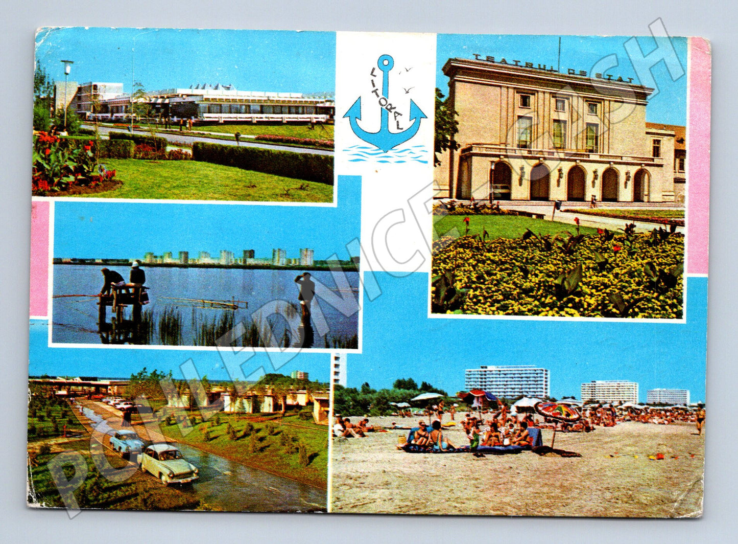 Pohlednice Constanța pláž 70 léta (M17292)