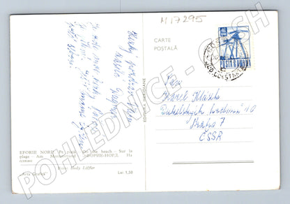 Pohlednice Eforie Nord pláž 70 léta (M17295)