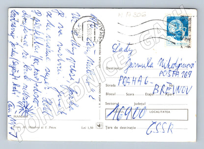 Pohlednice Mamaia retro koláž (M17306)