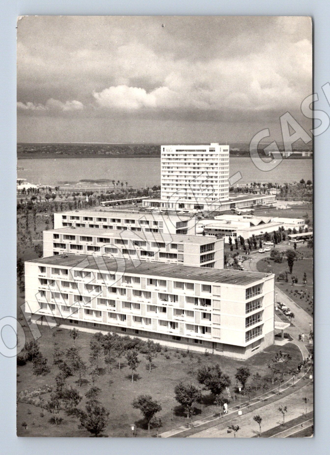 Pohlednice Mamaia hotel Parc jezero (M17317)