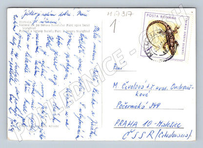 Pohlednice Mamaia hotel Parc jezero (M17317)