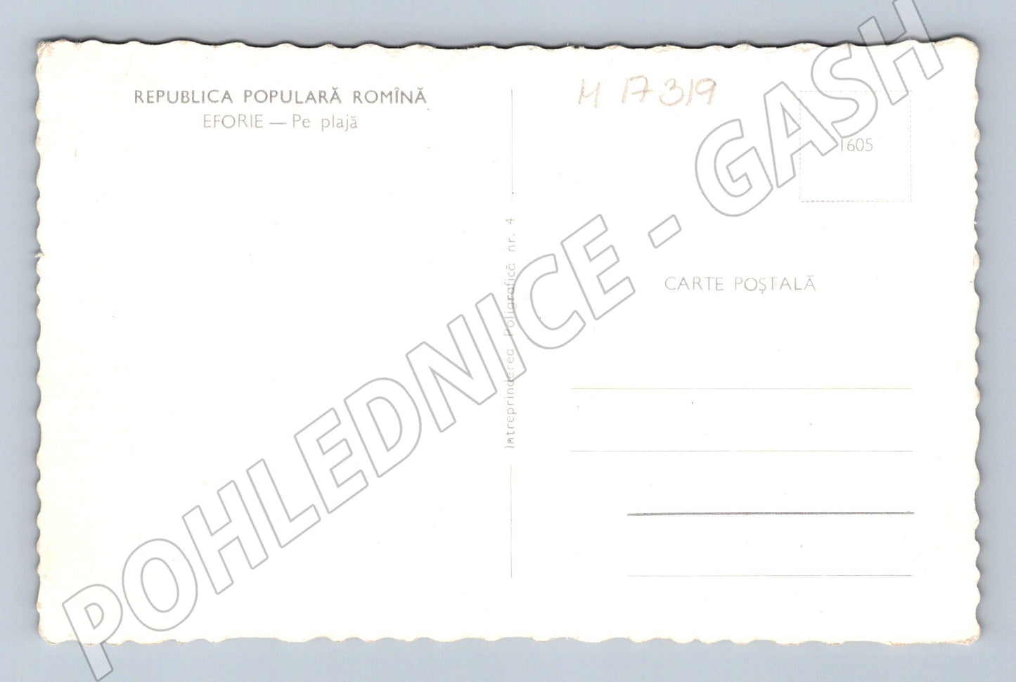 Pohlednice Eforie pláž republika (M17319)