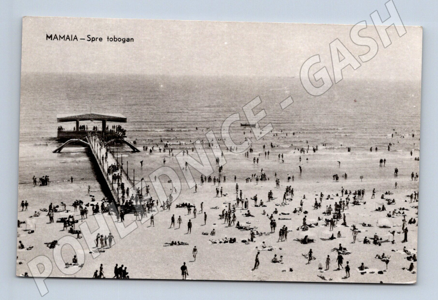 Pohlednice Mamaia pláž tobogán 1962 (M17321)